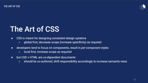 Thumbnail for The Art of CSS