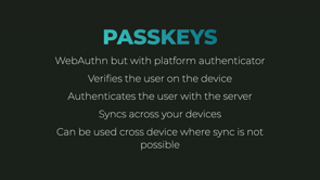 Thumbnail for The state of passwordless auth on the web