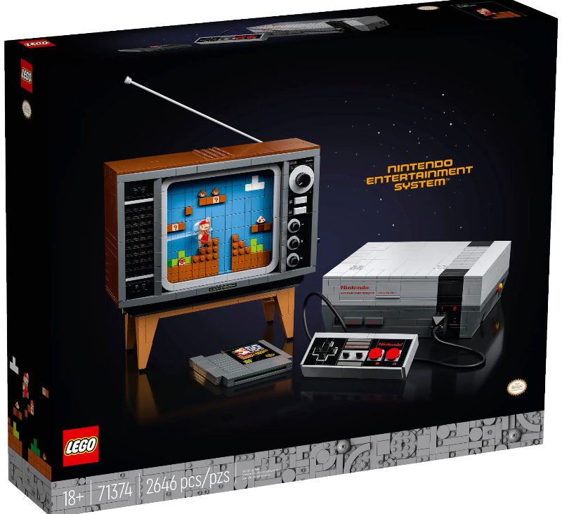 Lego NES system box
