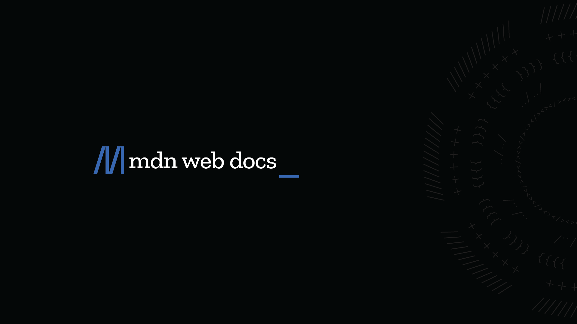 MDN Web Docs