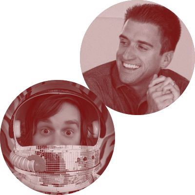 Portrait of Brad & Ian Frost