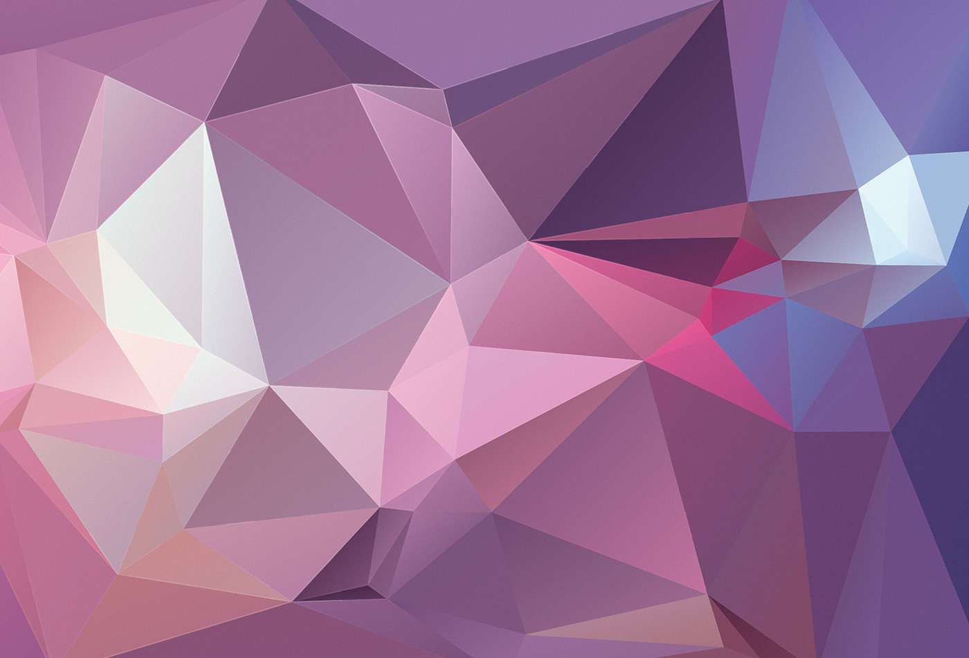 Abstract polygonal design