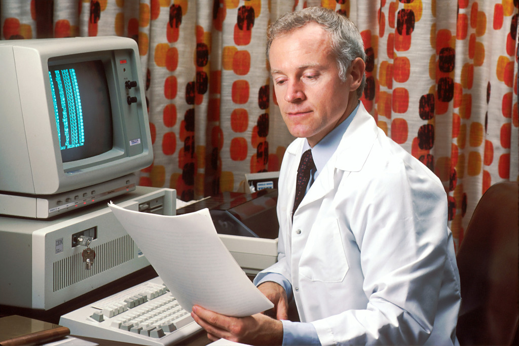 Historical image related to spreadsheet development