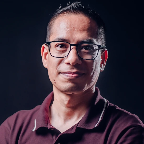 Portrait of Geshan Manandhar