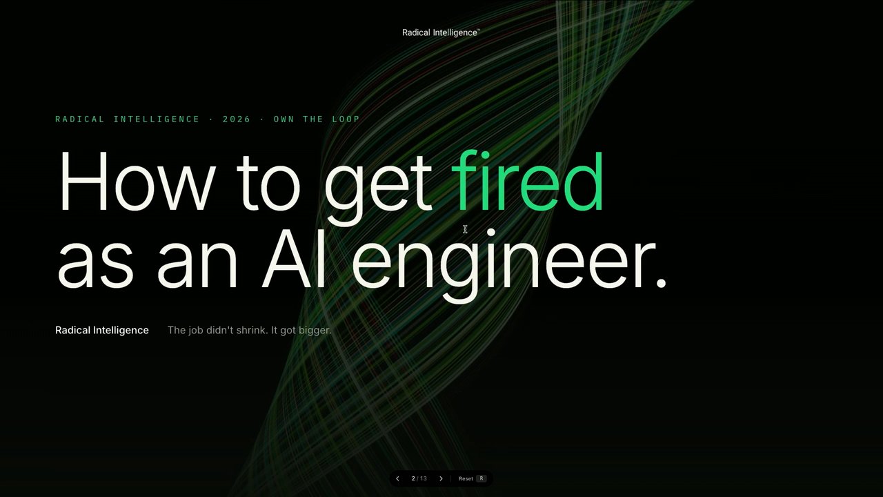 Thumbnail for How to Get Fired as an AI Engineer