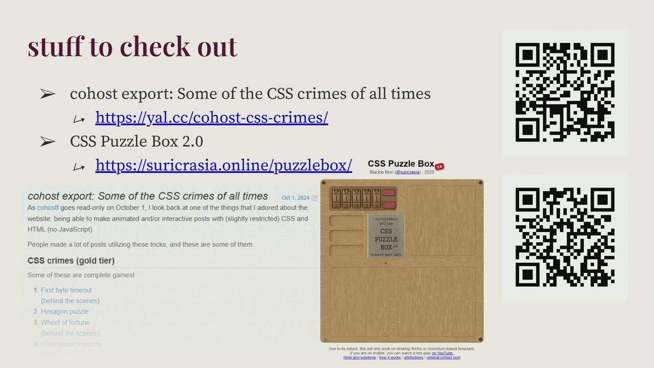 Thumbnail for Putting the C in CSS Crimes