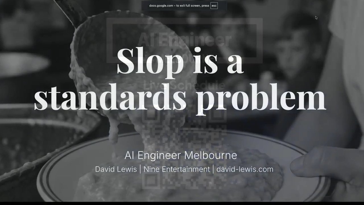 Thumbnail for Slop is a standards problem