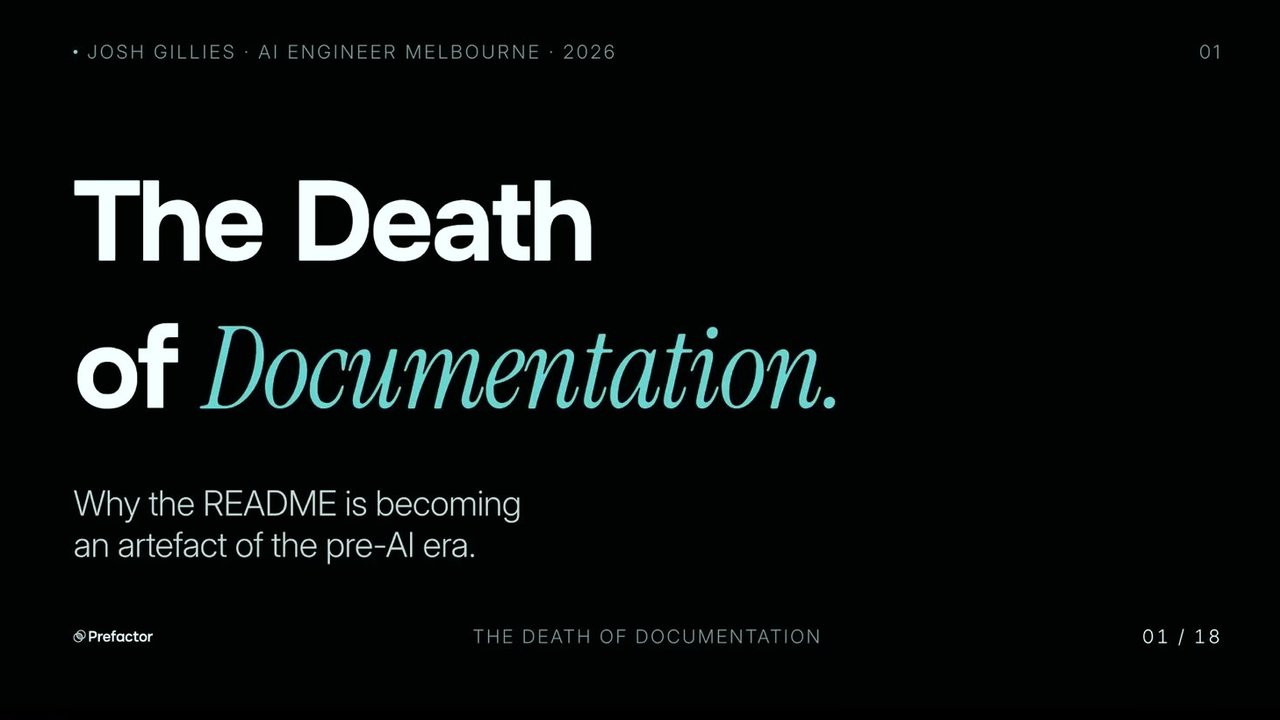 Thumbnail for The Death of Documentation