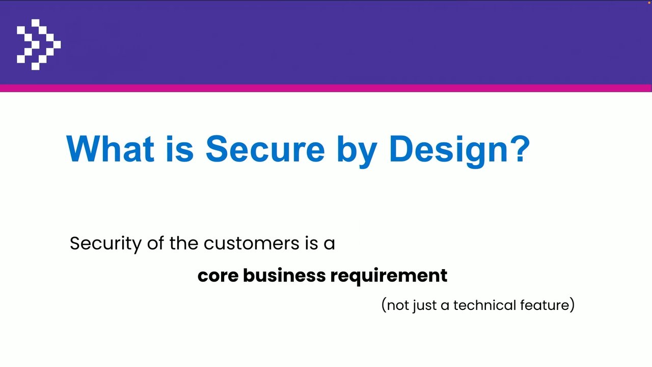 Thumbnail for Secure by Design: Integrating Security into Development