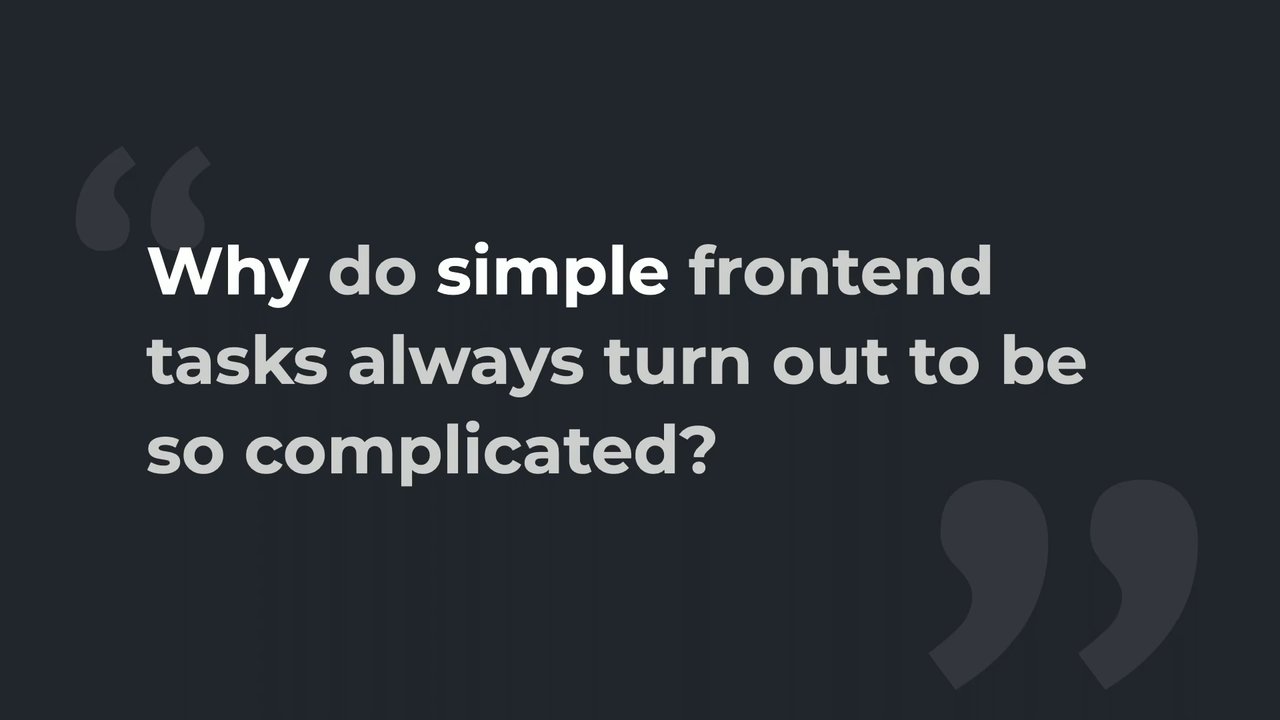Thumbnail for The Evolution of Frontend System Design