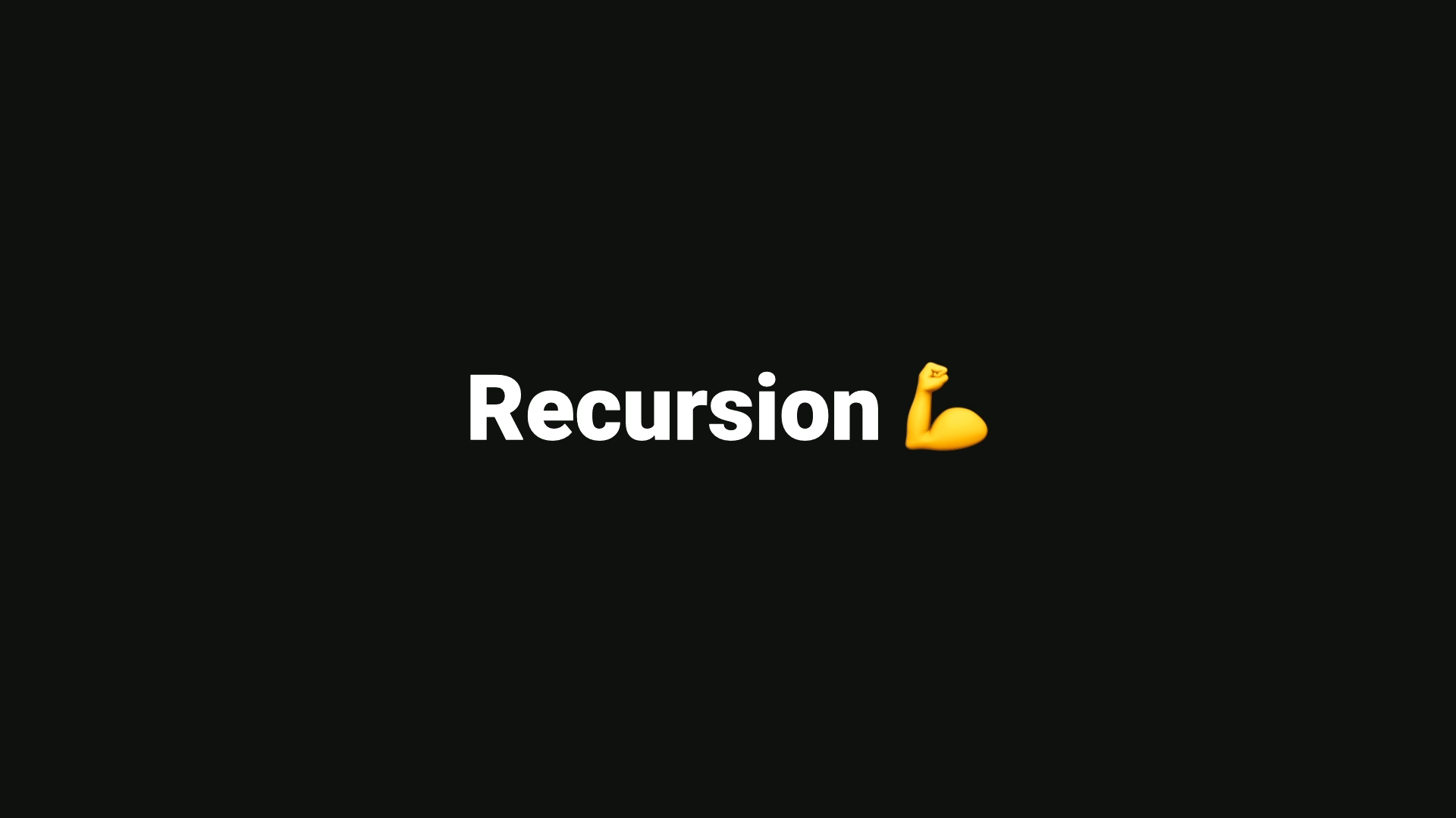 Thumbnail for Understanding Recursion for Elegant Solutions