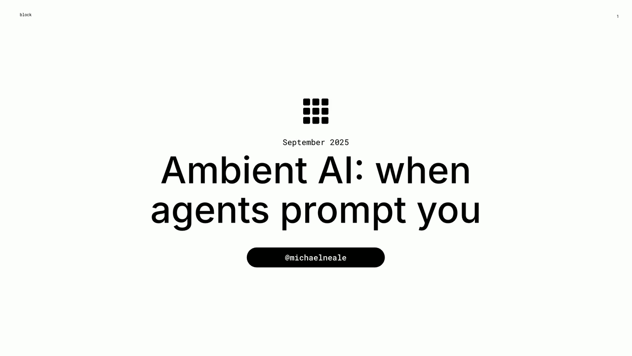 Thumbnail for With ambient AI, you don’t prompt AI agents, AI Agents prompt you