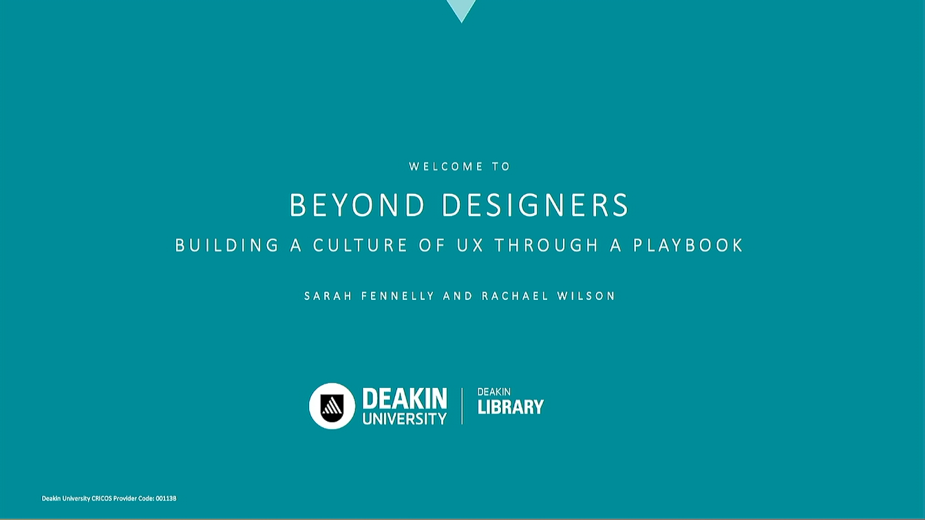 Thumbnail for Beyond Designers: Building a Culture of UX Through a Playbook