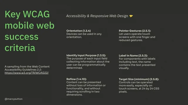 Thumbnail for Accessibility and Performance