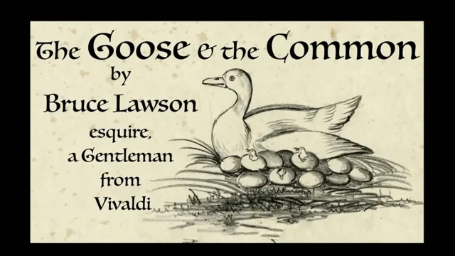 Thumbnail for The goose and the common